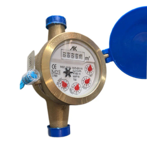 کنتور آب 1.2مولتی جت خشک آبفر R160 کلاس C آبی