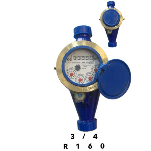 کنتور آب 3/4 آبفر R160 (کنتور ابفر سایز سه چهارم بدنه برنجی)