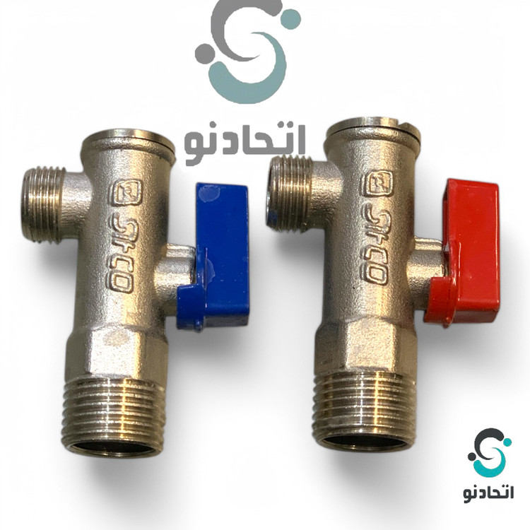 شیر پیسوار برنجی ۱/۲ در ۳/۸ سیتکو