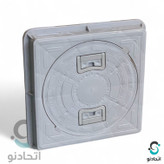 دریچه بازدید (منهول) پلیمری ۳۵ سانتی رنگ طوسی روشن