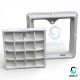دریچه کنتور 25در 25 پلیمری (دریچه بازدید)