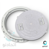 دریچه بازدید (منهول) پلیمری ۵۰ سانتی رنگ طوسی روشن