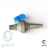 شیر نمونه گیری ۱/۴ upvc