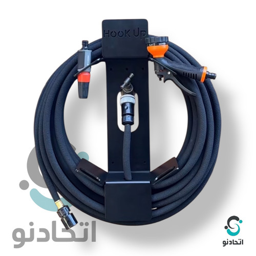 شیلنگ جمع کن ۴۰ متری رنگ مشکی