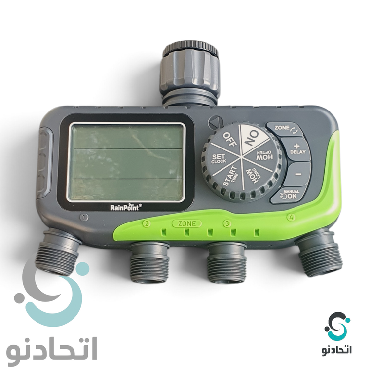 تایمر آبیاری ۴چهار خروج Rain point (تایمر ابیاری چهار کاناله رین پوینت)