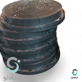 دریچه منهول چاه پلیمری درب 80 سانت طوقه 1 متری c250 (دریچه بازدید 1 متری با تحمل وزن 25 تن) (درب چاه ۱ متری)