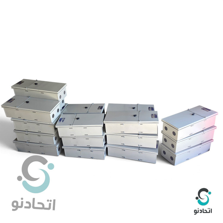 جعبه کنتور اب دیواری فلزی دو درب ۷۰در۳۰ ( دریچه کنتور دیواری)