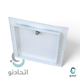 دریچه بازدید دیواری ۳۰ در ۳۰ فلزی با قفل زیمنسی (دریچه سقفی)