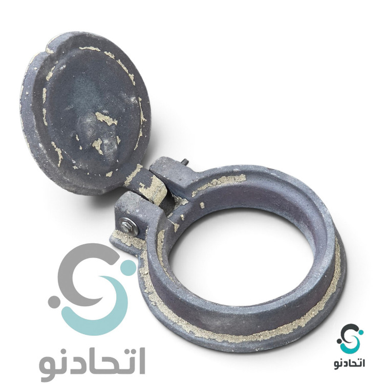دریچه ۲۰ سانتی فاضلاب شهری چدنی لولا دار
